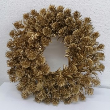 Coroana decorativa 28cm auriu