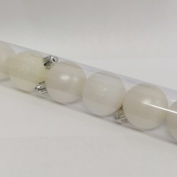 Glob 4cm s/12 alb