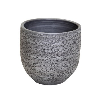 Vas ceramic Puro 29x27cm argintiu